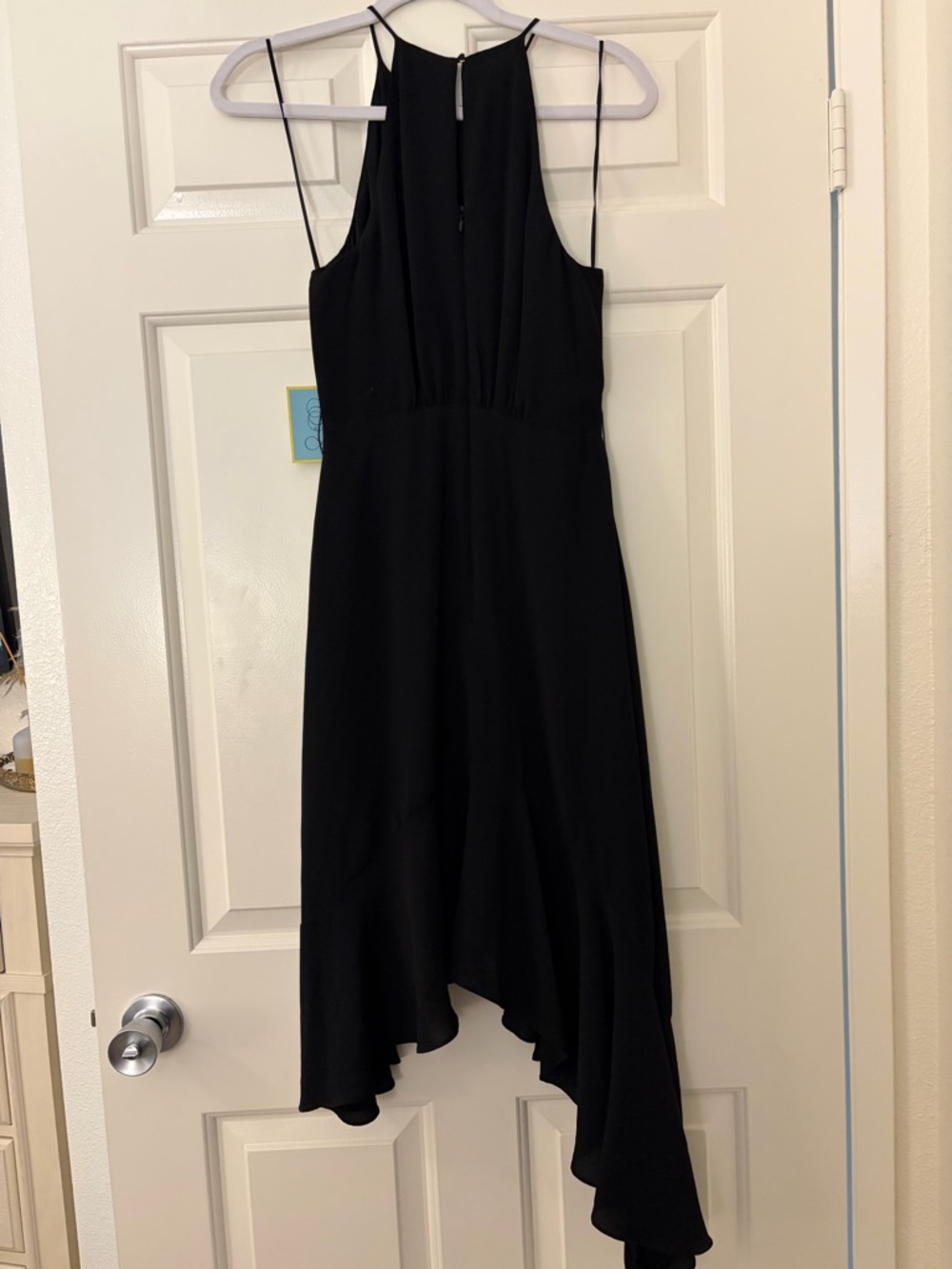 CeCe Black High-Low Sleeveless Dress